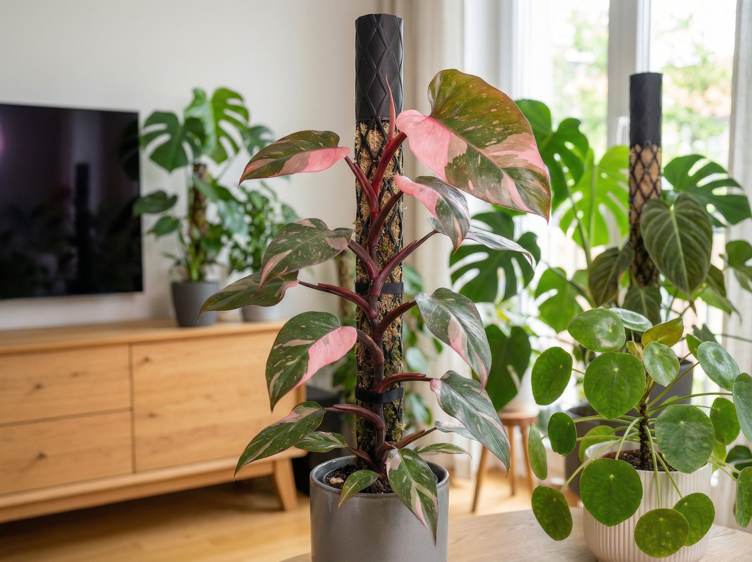 Philodendron Pink Princess Rankhilfe