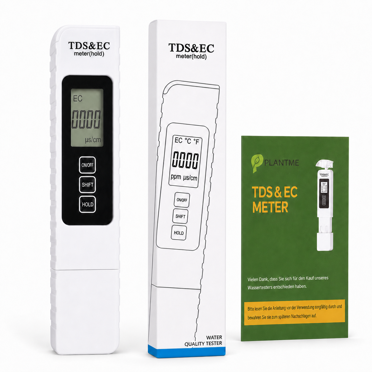 PlantMe EC Messgerät, TDS Messgerät für Nährlösungen