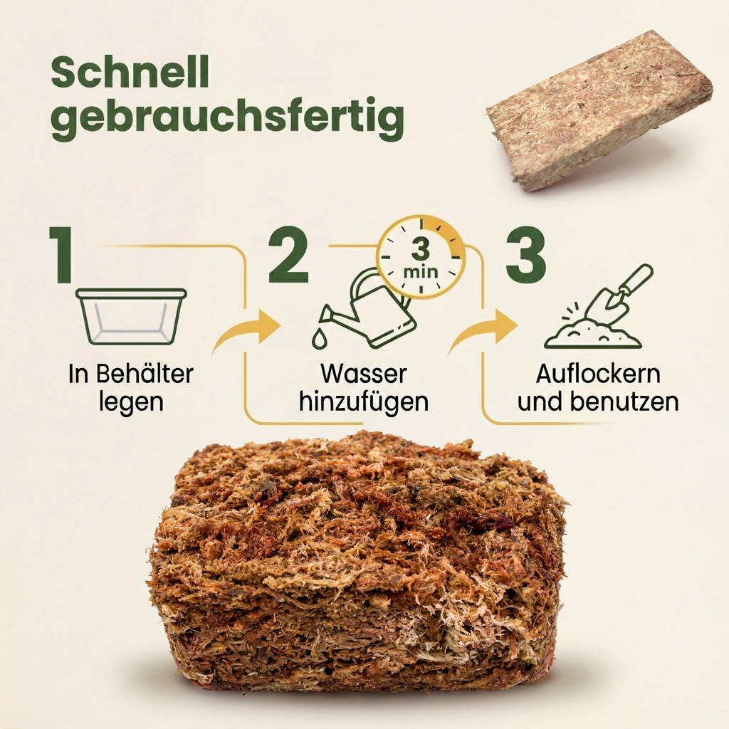 Sphagnum Moos aus Chile