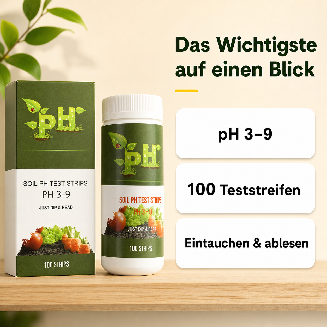 pH-Bodentest, pH-Wertes von Kulturböden