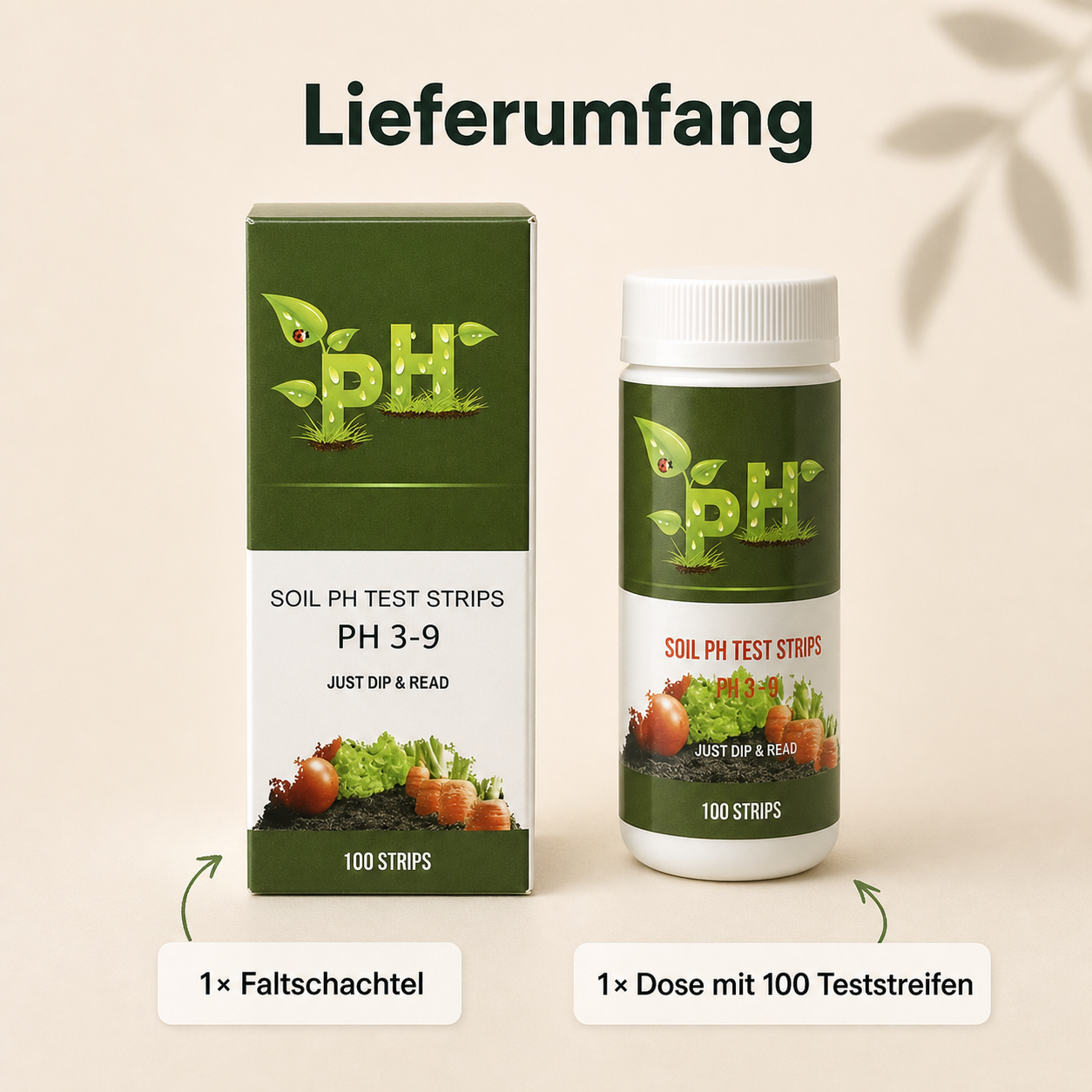 pH-Bodentest, pH-Wertes von Kulturböden