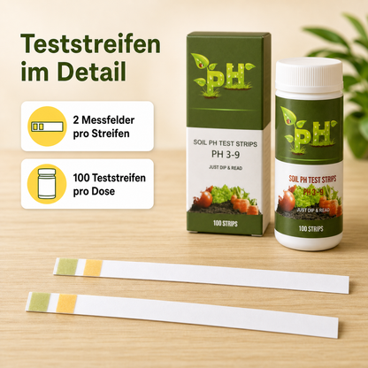 pH-Bodentest, pH-Wertes von Kulturböden